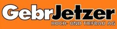 Logo Gebr. Jetzer  Hoch- und Tiefbau AG